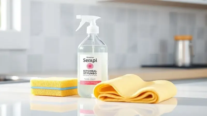 Materiais de limpeza essenciais como esponja e sabão neutro organizados para higienizar panelas de forma segura.
